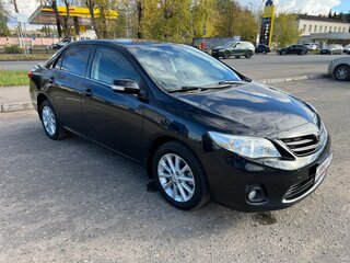 2012 Toyota Corolla X (E140, E150) Рестайлинг, чёрный, 1220000 рублей, вид 3