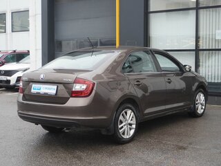 2017 Skoda Rapid I Рестайлинг, коричневый, 1195000 рублей, вид 5
