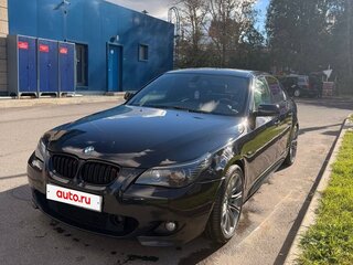2009 BMW 5 серии 525xi V (E60/E61) Рестайлинг, синий, 1500000 рублей, вид 3