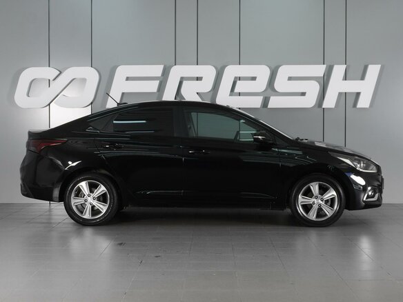 2018 Hyundai Solaris II, чёрный - вид 4