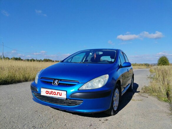 2003 Peugeot 307 I, синий, 340000 рублей - вид 6