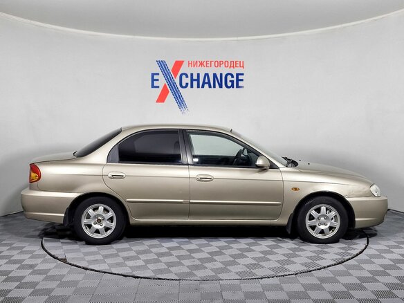 2008 Kia Spectra I Рестайлинг 2, бежевый, 280000 рублей - вид 3