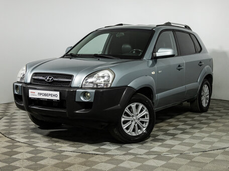 2007 Hyundai Tucson I, голубой, 659585 рублей, вид 1
