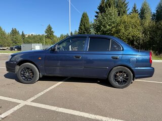 2007 Hyundai Accent ТагАЗ II, синий, 380000 рублей, вид 4
