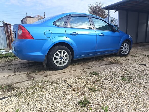 2008 Ford Focus II Рестайлинг, голубой, 460000 рублей - вид 7