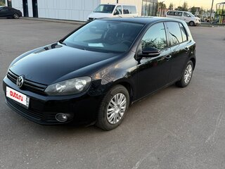 2011 Volkswagen Golf VI, чёрный, 650000 рублей, вид 1