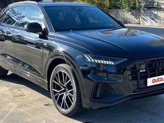 2020 Audi Q8 55 TFSI I (4M), чёрный, 6500000 рублей, вид 4
