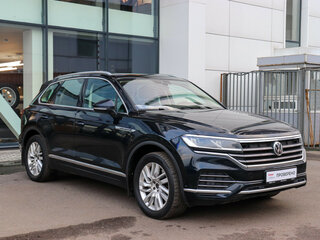2019 Volkswagen Touareg III, синий, 3497000 рублей, вид 3