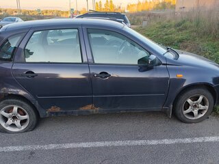 2006 Lada (ВАЗ) Kalina I, фиолетовый, 120000 рублей, вид 3