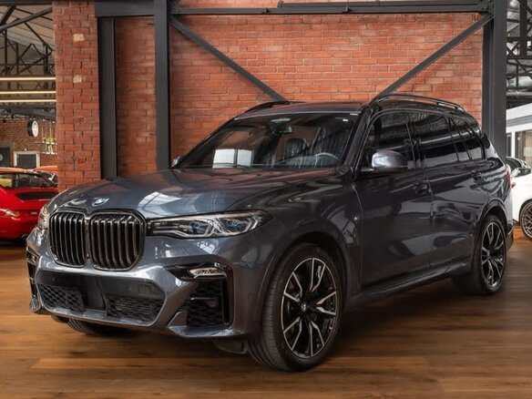 2021 BMW X7 40d I (G07), серый, 7640000 рублей - вид 21