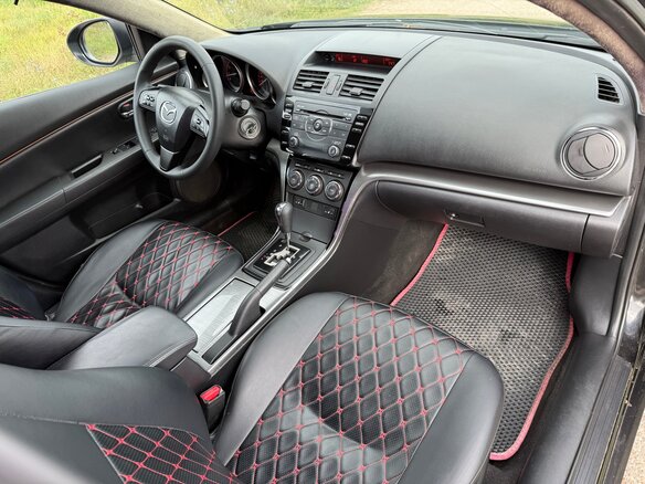 2012 Mazda 6 II (GH) Рестайлинг, чёрный, 750000 рублей - вид 12