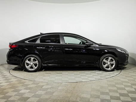 2018 Hyundai Sonata VII (LF) Рестайлинг, чёрный, 1749777 рублей, вид 4