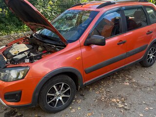 2015 Lada (ВАЗ) Kalina Cross II, оранжевый, 470000 рублей, вид 3