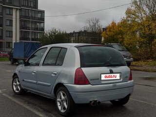 2001 Renault Clio II Рестайлинг, серебристый, 105000 рублей, вид 4