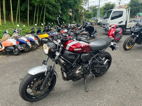 2019 Yamaha XSR700, красный, 615000 рублей, вид 3