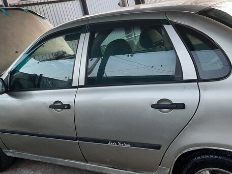 2007 Lada (ВАЗ) Kalina I, жёлтый, 100000 рублей, вид 4