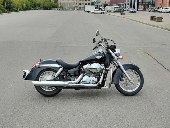 2005 Honda Shadow 750, чёрный, 450000 рублей - вид 1