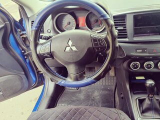 2008 Mitsubishi Lancer X, синий, 950000 рублей, вид 5