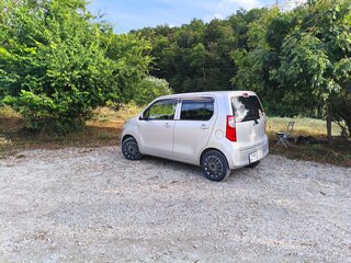 2015 Suzuki Wagon R V Рестайлинг, серебристый, 600000 рублей, вид 2