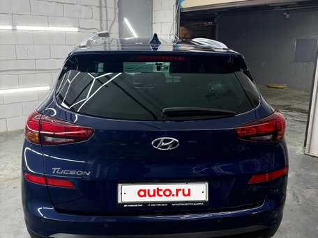 2019 Hyundai Tucson III Рестайлинг, синий, 1890000 рублей, вид 5