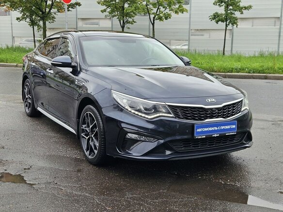 2019 Kia Optima IV Рестайлинг, синий - вид 6