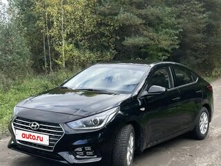 2019 Hyundai Solaris II, чёрный, 1000000 рублей, вид 2