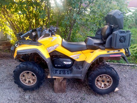 2007 BRP Can-Am Outlander 800, жёлтый, 750000 рублей, вид 3