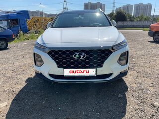 2019 Hyundai Santa Fe IV, белый, 4050000 рублей, вид 2