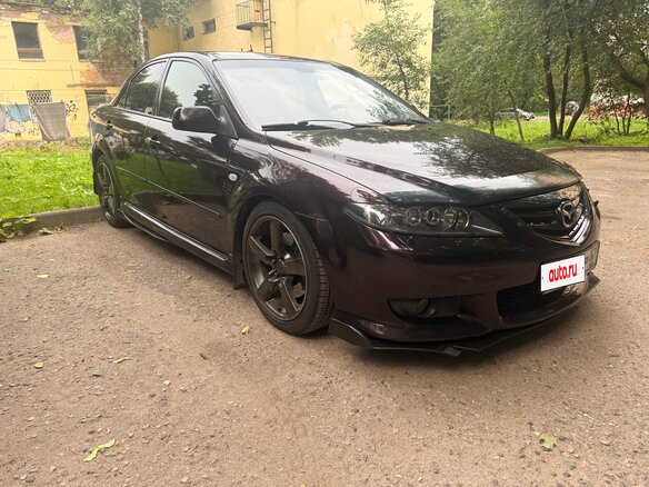 2006 Mazda 6 I (GG) Рестайлинг, красный, 500000 рублей - вид 2