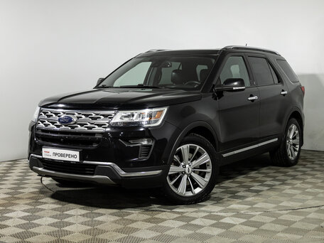 2019 Ford Explorer V Рестайлинг 2, чёрный, 2399777 рублей, вид 1