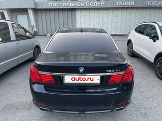 2009 BMW 7 серии Long 750Li V (F01/F02/F04), чёрный, 1700000 рублей, вид 4