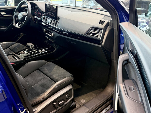 2021 Audi Q5 45 TFSI II (FY) Рестайлинг, синий - вид 25