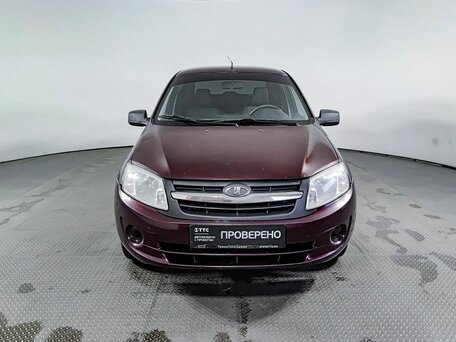 2013 Lada (ВАЗ) Granta I, красный, 220000 рублей, вид 2