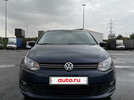2012 Volkswagen Polo V, синий, 890000 рублей, вид 2