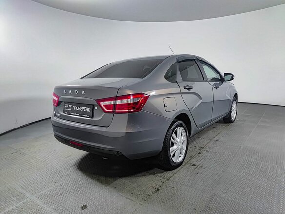 2016 Lada (ВАЗ) Vesta I, серый, 555760 рублей - вид 4