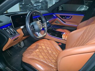 2021 Mercedes-Benz S-Класс 400 d Long 4MATIC VII (W223), чёрный, 9000000 рублей, вид 4