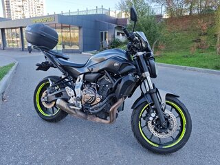 2016 Yamaha MT-07 (FZ-07), серый, 610000 рублей, вид 2
