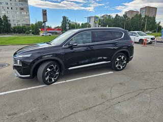 2021 Hyundai Santa Fe IV, чёрный, 3590000 рублей, вид 4