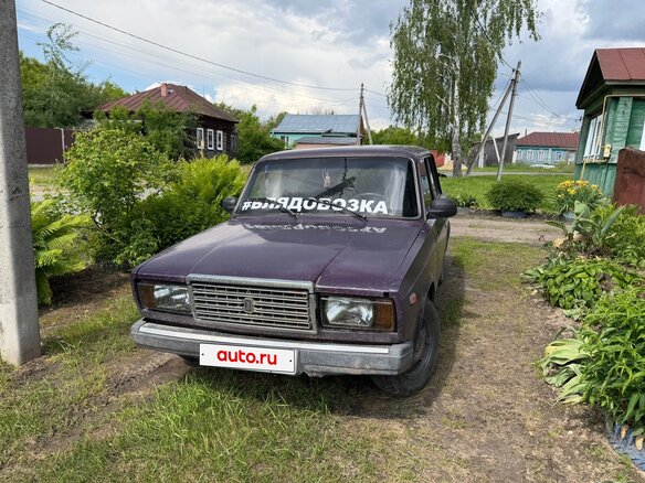 2002 Lada (ВАЗ) 2107, фиолетовый, 70000 рублей - вид 2
