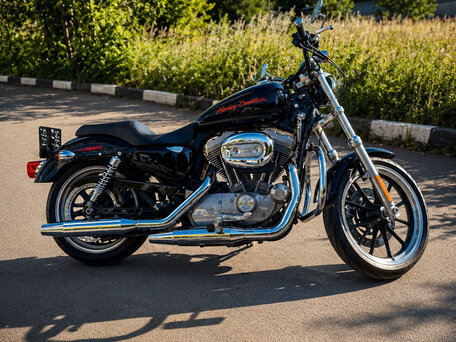 2012 Harley-Davidson Sportster 883, чёрный, 580000 рублей, вид 1