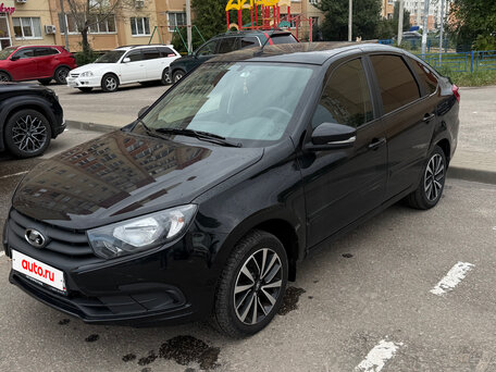 2022 Lada (ВАЗ) Granta I Рестайлинг, чёрный, 830000 рублей, вид 1