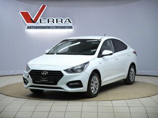 2018 Hyundai Solaris II, белый, 1050000 рублей, вид 1