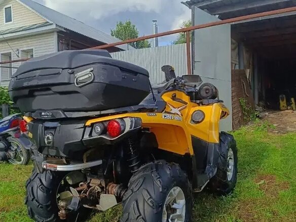 2013 BRP Can-Am Outlander 500, жёлтый, 690000 рублей - вид 1