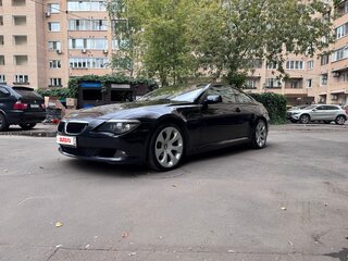 2008 BMW 6 серии 650i II (E63/E64) Рестайлинг, чёрный, 1449900 рублей, вид 2