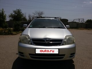 2003 Toyota Corolla Fielder IX (E120, E130), серебристый, 625000 рублей, вид 1
