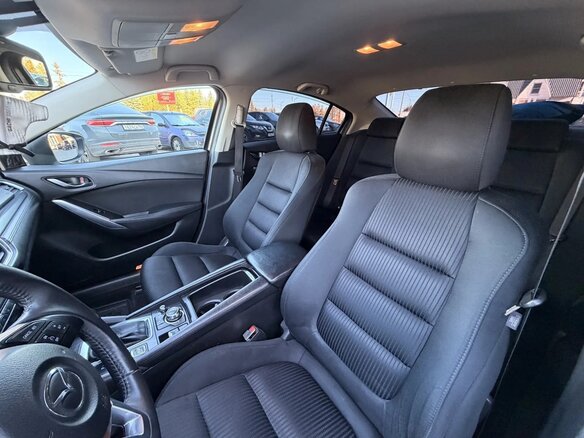 2015 Mazda 6 III (GJ) Рестайлинг, белый, 1750000 рублей - вид 10