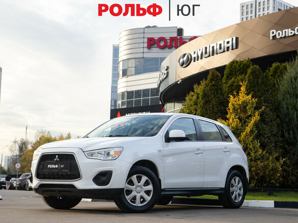2014 Mitsubishi ASX I Рестайлинг, белый, 1078000 рублей
