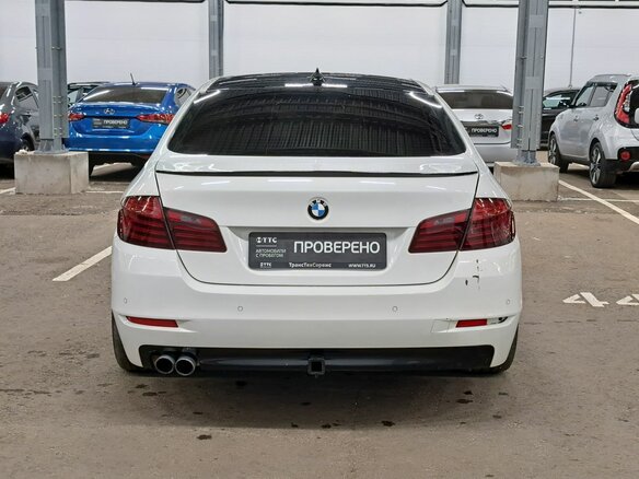 2014 BMW 5 серии Long 520Li VI (F10/F11/F07) Рестайлинг, белый, 1670000 рублей - вид 5