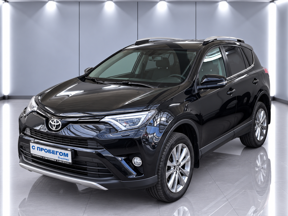 2017 Toyota RAV4 IV (XA40) Рестайлинг, чёрный, 1960000 рублей