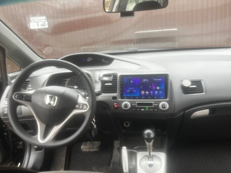 2007 Honda Civic VIII, чёрный, вид 5
